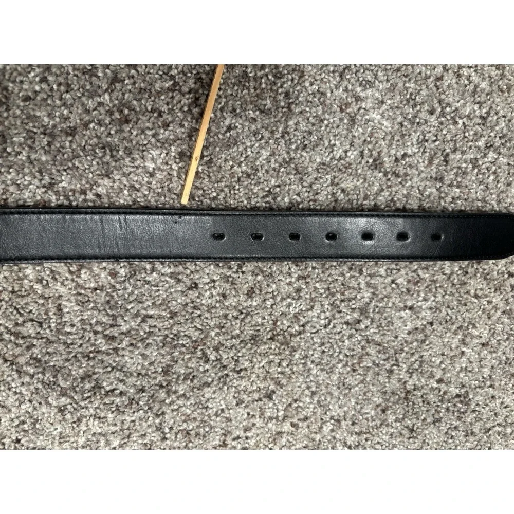 Dockers Reversible Belt Black/Brown Mens Sz 52 Faux‎ Leather